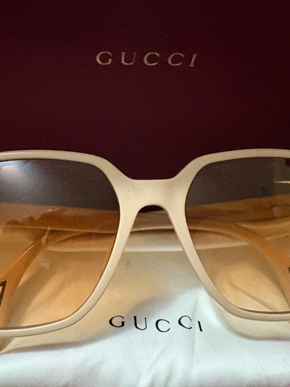 Gucci Sunglasses -Cream Color